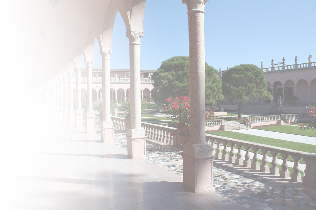 A view at a corridor